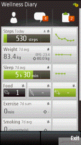 game pic for Nokia Beta Labs WellNess Diary S60 5th  Symbian^3